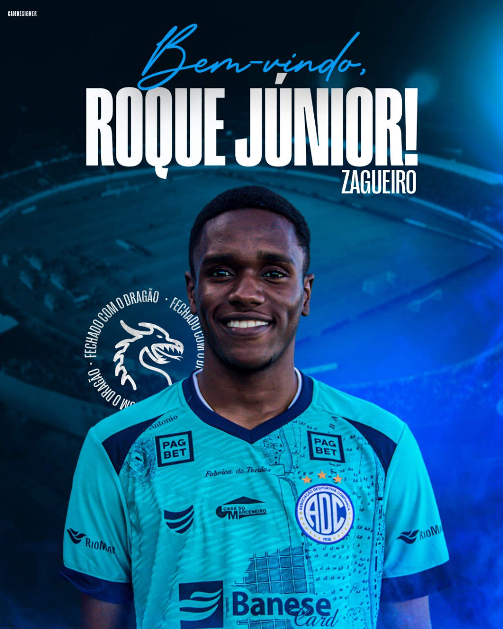 Confiança contrata zagueiro Roque Júnior – Associação Desportiva Confiança